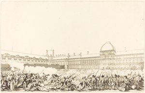 Der Tag des 10. August 1792 von Antoine Jean Duclos after Charles Monnet