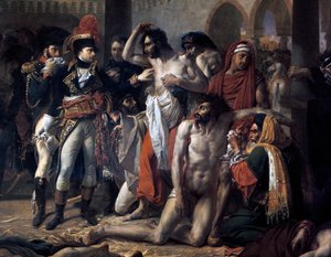 Napoleon Bonaparte besucht die Pestkranken von Jaffa, 11. März 1799, 1804