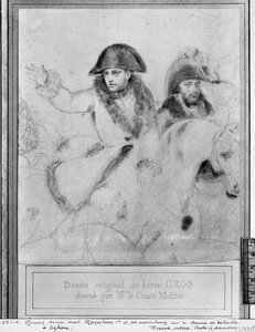 Napoleon auf dem Schlachtfeld von Eylau, ca. 1807-08 von Antoine Jean Gros
