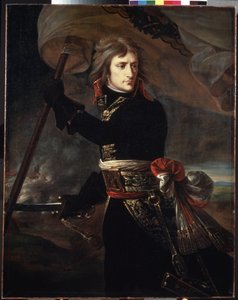 Porträt von Napoleon Bonaparte (1769 - 1821) an der Brücke von Arcole am 16. November 1796 von Antoine Jean Gros