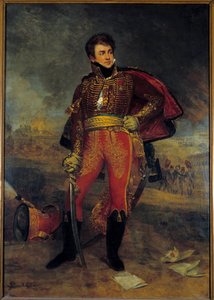 Porträt von General Graf Francois Fournier Sarloveze (1773-1827) Gemälde von Antoine Jean Gros (1771-1835)
