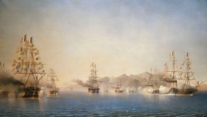 Die Ankunft des Prinzenpräsidenten (Napoleon III) in der Reede von Toulon, 27. September 1852