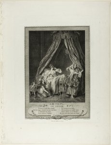 Aufstieg, aus Monument du Costume Physique et Moral de la fin du Dix-huitième siècle von Antoine Louis Romanet