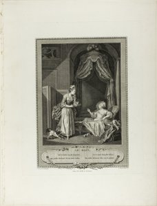 Das Bad, aus Monument du Costume Physique et Moral de la fin du Dix-huitième siècle von Antoine Louis Romanet