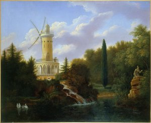 Windmühle an der Folie-Beaujon in Paris, 1827