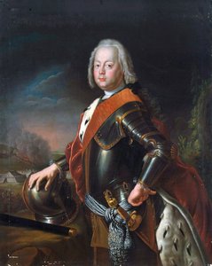 Porträt von Christian August, Prinz von Anhalt-Zerbst, 1690-1747, 1725