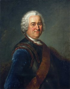 Porträt von Feldmarschall James Keith von Antoine Pesne