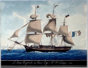Le Jean - Baptiste du Havre, im Hafen von Marseille von Antoine Roux