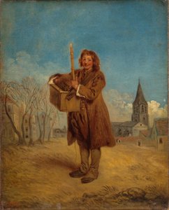 Savoyarde mit Murmeltier, auch bekannt als „Das Murmeltier“ von Jean Antoine Watteau