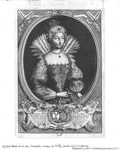 Francoise-Marguerite de Silly (1584-1626) von Antoine after Pezey