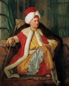 Porträt von Charles Gravier, Graf von Vergennes und französischer Botschafter, in türkischer Tracht, zweite Hälfte des 18. Jahrhunderts