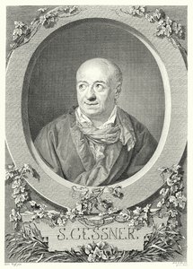 Salomon Gessner, Schweizer Maler und Dichter (Stich)