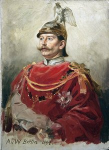 Porträt von Kaiser Wilhelm II von Anton Alexander von Werner