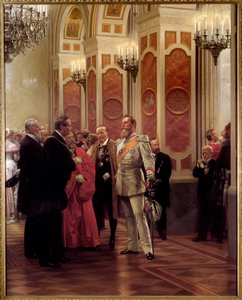 Der Kronprinz Wilhelm von Preußen auf dem Hofball