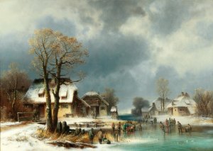 Vergnügen auf dem Eis