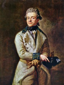 Porträt des Erbprinzen Heinrich XIII von Anton Graff