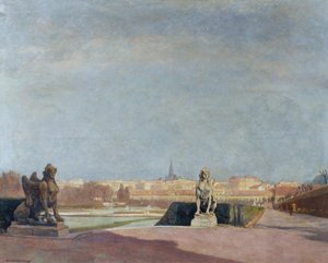 Blick vom Belvedere auf Wien