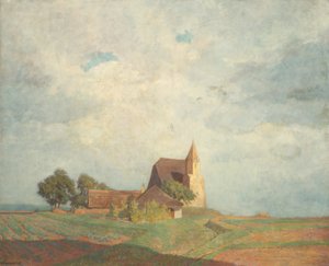 Kirche in Holzern bei Säusenstein von Anton Hans Karlinsky