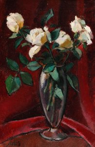 Rosenstrauß in Vase von Anton Hula