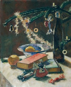 Stillleben unter dem Christbaum von Anton Hula