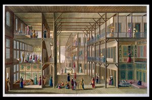 Innenansicht des Harems des Großherrn von Konstantinopel, graviert von Francois Denis Nee (1732-1817) 1811