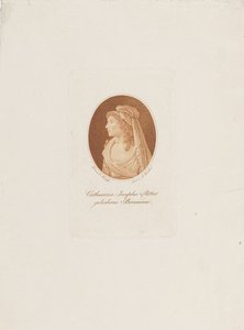 Porträt von Katharina Josepha Ritter, geb. Baumann, 1763-1849, ca. 1800