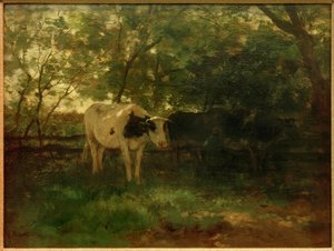 Melkzeit von Anton Mauve