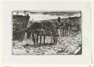 Wagen am Strand
