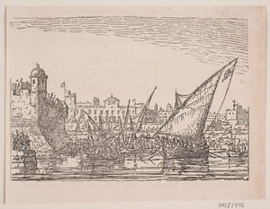 Hafen am Mittelmeer von Anton Melbye