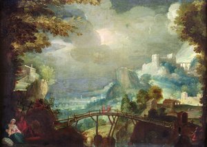 Die Flucht nach Ägypten von Anton Mirou