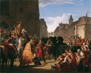 Wenzel bittet Rudolf von Habsburg um die Leiche seines Vaters Premysl Ottokar