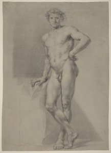 Studie eines männlichen Akts von Anton Raphael Mengs