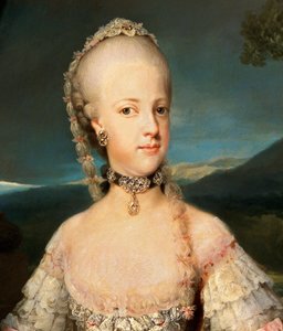 Porträt von Maria Karolina von Österreich (Maria Karolina, Maria Carolina) von Anton Raphael Mengs