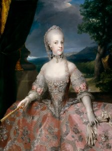 Maria Carolina von Habsburg-Lothringen, Königin von Neapel von Anton Raphael Mengs