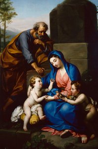 Die Heilige Familie mit dem Jesuskind und dem Johannesknaben