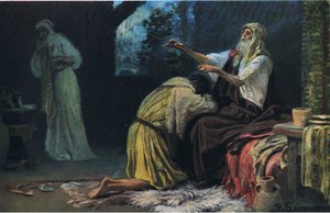 Isaak segnet Jakob, aus Hulberts Story of the Bible, veröffentlicht von The John Winston Company, 1932 von Anton Robert Leinweber
