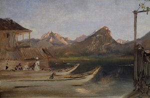 Am Wolfgangsee von Anton Romako