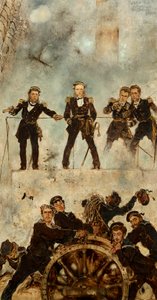 Tegetthoff in der Seeschlacht bei Lissa I von Anton Romako