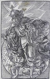 Die Erschaffung der Welt, aus der Wormser Bibel, 1529 von Anton Woensam