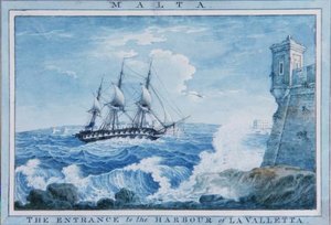 Malta: Der Eingang zum Hafen von Valletta