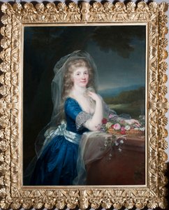 Porträt von Anna Pieri Brignole-Sale (Brignole Sale) (1765-1815) Gemälde von Anton von Maron (1733-1808) Genua, Musei di Strada Nuova von Anton von Maron