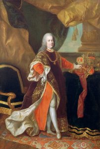 Porträt von Kaiser Franz I. von Österreich 1708-1765 von Anton von Maron