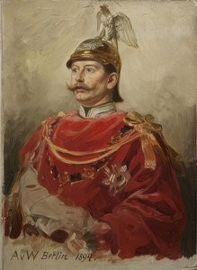 Porträt von Wilhelm II., Kaiser von Deutschland und König von Preußen