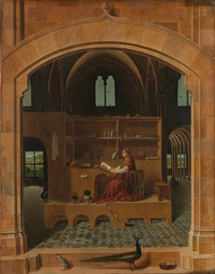 Der heilige Hieronymus in seinem Studierzimmer von Antonello da Messina