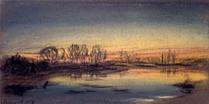 Sonnenuntergang, Mai 1884