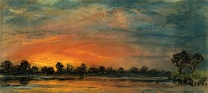 Sonnenuntergang in Chelsea, London
