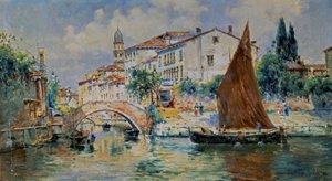 Ansicht von Venedig von Antonia Maria de Reyna Manescau