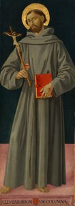 Der heilige Franz von Assisi, ca. 1480-81 von Antoniazzo Romano