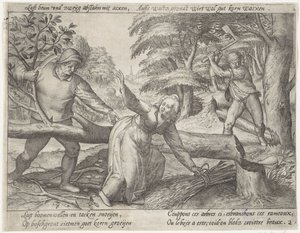 Rodung des Waldes von Antonie Wierix (II) (possibly)