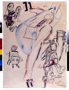 La bouillabaisse de formes dans la tour de Babel, Februar 1946